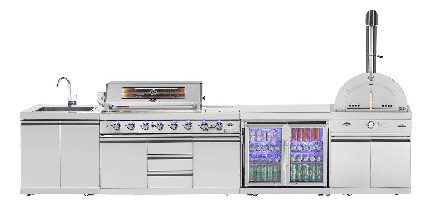 22” Gas Pizza Oven Module: Suits Hurricane BBQ Kitchen (Pizza Oven Module Only - BBQ Sold Seperate)