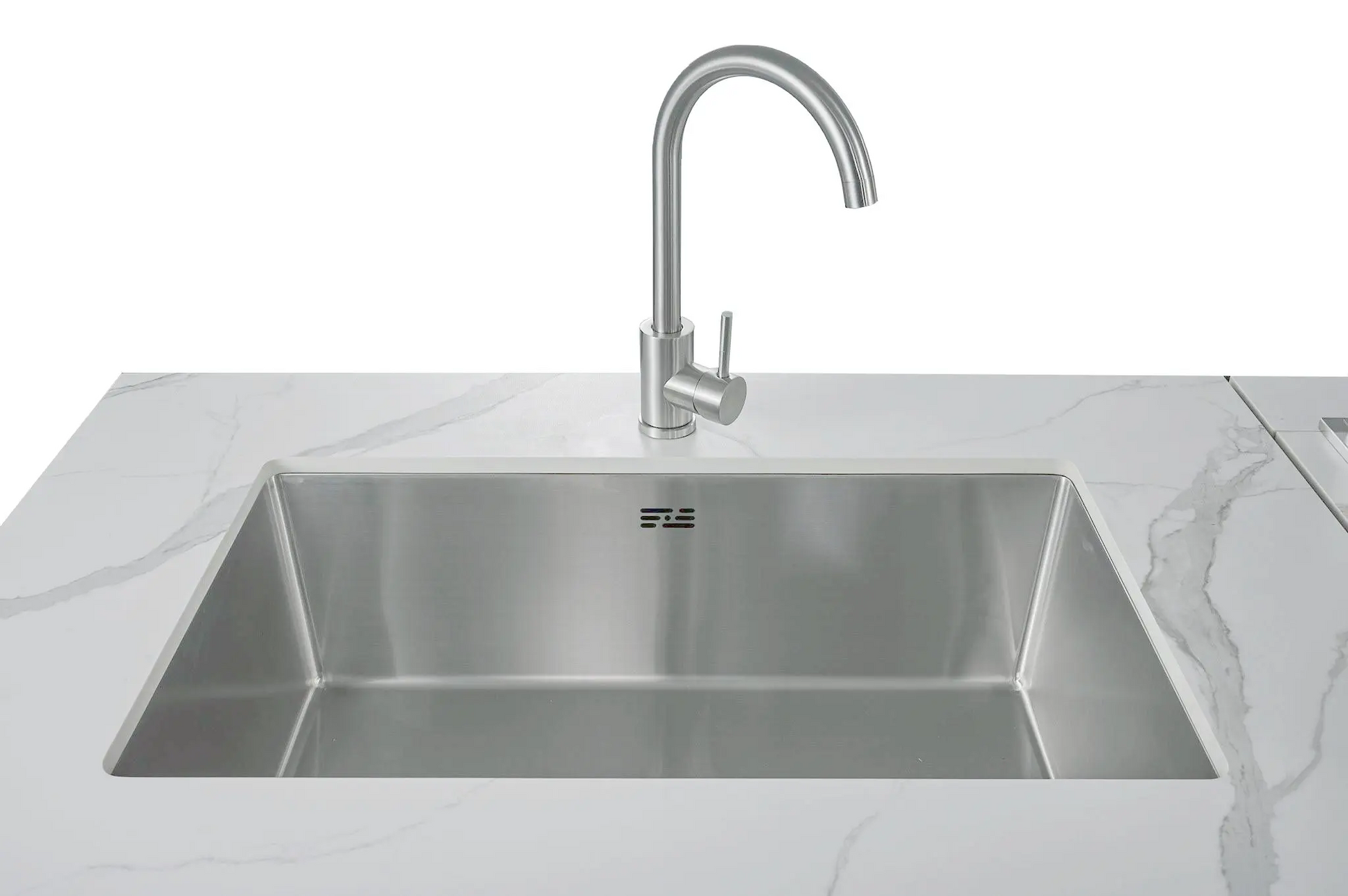 Rockpool 6B Drop In BBQ Kitchen Package Inc sintered stone benchtops, Aluminium Cabinets, Weather Resistant, Fridge & Sink