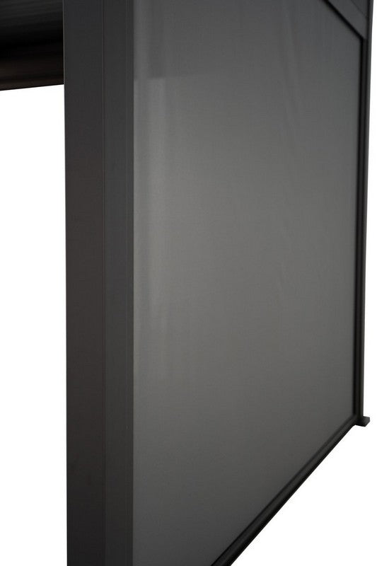 GazeboMate Retractable Privacy Screen Suits Louvered Gazebos 2M, 3M & 4M