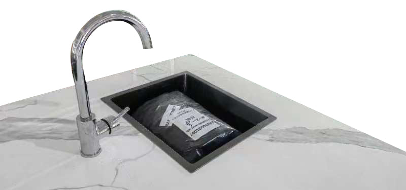 Grill King Bella 4B Drop In Alfresco Outdoor BBQ Kitchen Island | Fridge & Sink Combo High Grade White Stone Designer BBQ Inc Fridge, Sink, Faucet & BBQ Cover