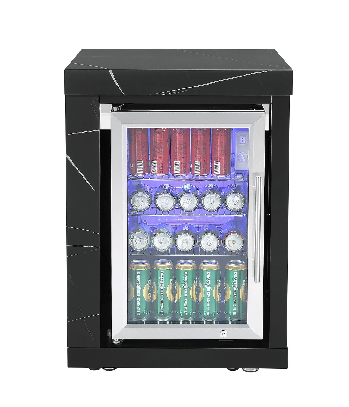 Rockpool Black BBQ Kitchen Package Suit Beefeater 5 Burner 1200, Fridge And Sink Outdoor BBQ Kitchen Package