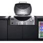 Rockpool White BBQ Cabinet Module Suit Weber Family Q Built In Premium Gas BBQ (Q3600) - Outdoor Kitchen