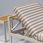 5-Piece Modern Outdoor Lounge Furniture Set Inc 3-Seater Day Bed, Coffee Table, Side Table & 3+1+1