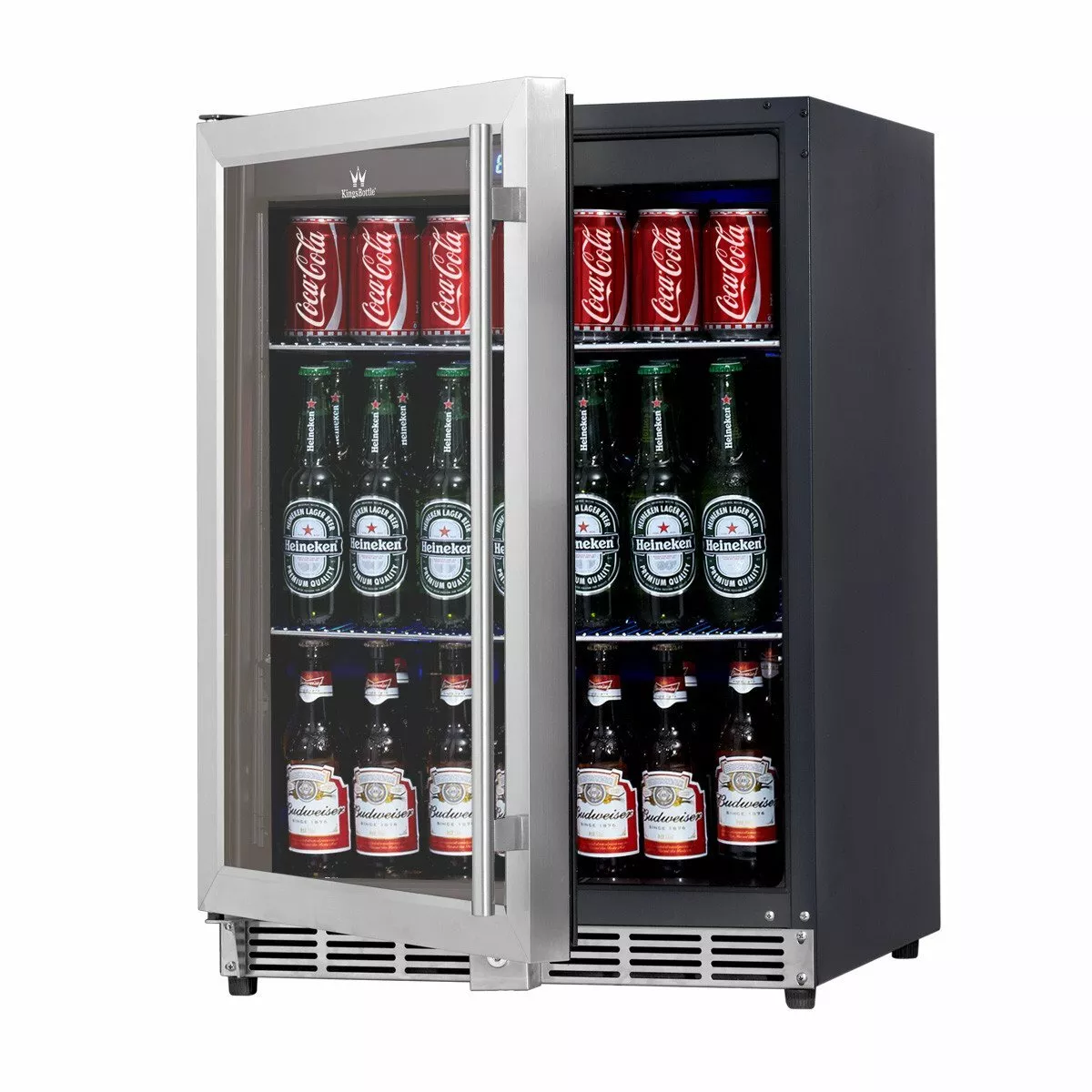 Pre Order | Bar Fridge King 150L Solid Door Alfresco Bar Fridge With Stainless Steel Exterior and Interior