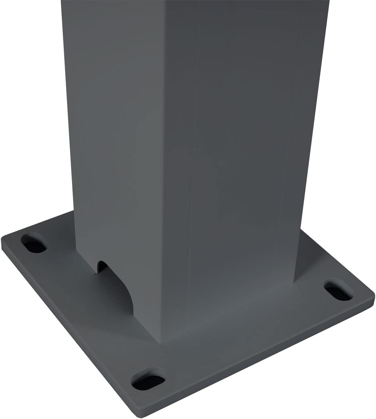 GazeboMate 4M x 6M Semi Permanent Louvered Gazebo Monument Aluminium Heavy Duty Wind Resistant