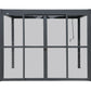 GazeboMate Pergola Sliding Door –  Suits 3M GazeboMate Louvered Gazebo
