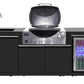 BBQ Cabinet Module Suit Weber Family Q Built In Premium Gas BBQ (Q3600) - Outdoor Kitchen