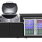 Black Stainless Steel BBQ Cabinet Module Suit Weber Family Q Built In Premium Gas BBQ (Q3600) - Outdoor Kitchen