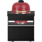 Kingsley 21” Smoker Module Kamado Black Stainless Cabinets & Stone Benchtop + Ceramic Smoker