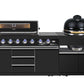 Kingsley 27” Smoker Module Inc Black 304 SS Cabinet, Trolley With Castors