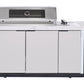 Rockpool White 6B Drop In Raised Hood BBQ Kitchen Inc 3 Draws, Castors, Weather Resistant & Stone Benchtops