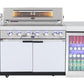 ROCKPOOL WHITE BENCH TOP INCLUDE 208L BAR FRIDGE