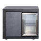 LHS STORAGE&FRIDGE COMBO | Rockpool Charcoal Raised Hood BBQ Kitchen