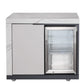 LHS STORAGE&FRIDGE COMBO | Rockpool White Raised Hood BBQ Kitchen