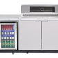 LHS STORAGE&FRIDGE COMBO | Rockpool White Raised Hood BBQ Kitchen