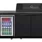LHS STORAGE&FRIDGE COMBO | Rockpool Black Raised Hood BBQ Kitchen