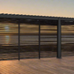 GazeboMate Combo Deal: Charcoal 3.6M x 7.2M Louvered Gazebo + Louvered Side Panel Slat Wall