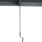 Wall Mounted 4M x 6M Semi Permanent Louvered Gazebo Monument Aluminium Heavy Duty Wind Resistant
