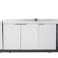 Rockpool 4B Drop In BBQ Kitchen Inc sintered stoneBenchtops, Aluminium Cabinets, Weather Resistant, Fridge & Sink