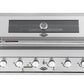 6 Burner Built-In BBQ With Rear Infrared Burner | 304 High Grade Stainless Steel, Blue LED Knobs