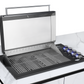 Grill King Rockpool 4 Burner Drop-In BBQ Kitchen Package - Black Stainless, Stone Benchtops