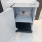Ex Display Marble Look Stone Finish 1 Door Cabinet Waterfall Edge Custom Built Aluminum Cabinet
