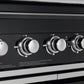 Kingsley 4 Burner Non Wok Black Stainless Steel BBQ Module Only - LPG Inc Rotisserie & BBQ Cover