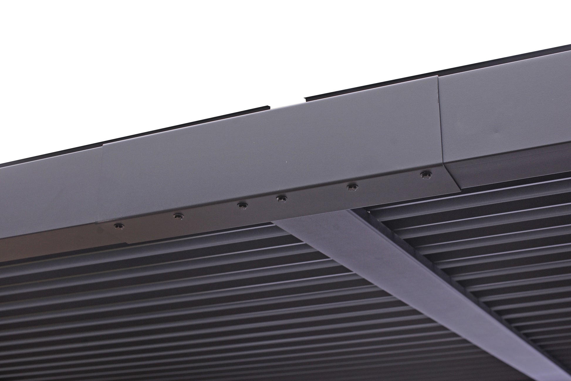 GazeboMate 3M x 3M Wall Mounted Aluminium Louvre Gazebo