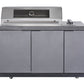 Rockpool Deep Charcoal 6B Drop-In Raised Hood BBQ Kitchen | 3 Drawers, Castors, Weather-Resistant, Stone Benchtops
