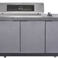 Deep Charcoal 6B Drop In BBQ Kitchen Package Inc sintered stone benchtops, Aluminium Cabinets, Weather Resistant, Fridge & Sink