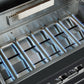 Kingsley 4 Burner Non Wok Black Stainless Steel BBQ Module Only - LPG Inc Rotisserie & BBQ Cover