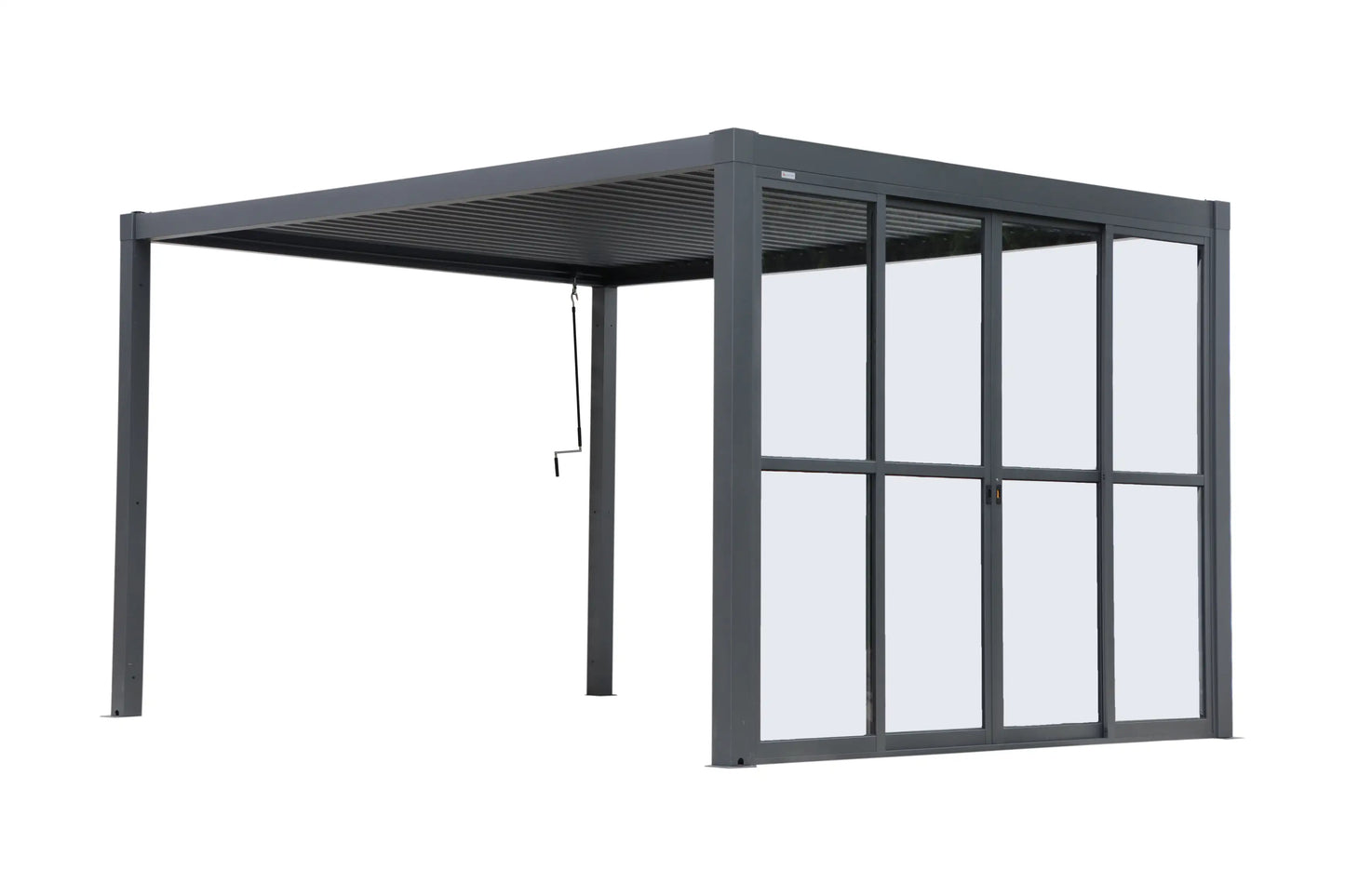GazeboMate Pergola Sliding Door | Suits 2.4m GazeboMate Louvered Gazebo