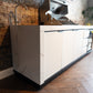 White Stone 4B Drop In BBQ Kitchen Package with Stone Benchtops, Hampton Waterfall Design