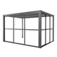 GazeboMate Pergola Sliding Door | Suits 2.4m GazeboMate Louvered Gazebo