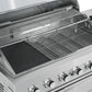 Hurricane 6-Burner Outdoor Kitchen 304 Stainless Steel BBQ Package Inc Triple Fridge, Sink, 3 Drawer Storage, Side Wok & Rear Infrared Burner