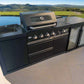 Floor Stock Rockpool 4 Burner + Wok BBQ Kitchen Package | Inc Sink + 208L Bar Fridge