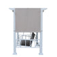GazeboMate White Galvanized Steel Daybed Pergola Swing 2.25x1.67xH2m