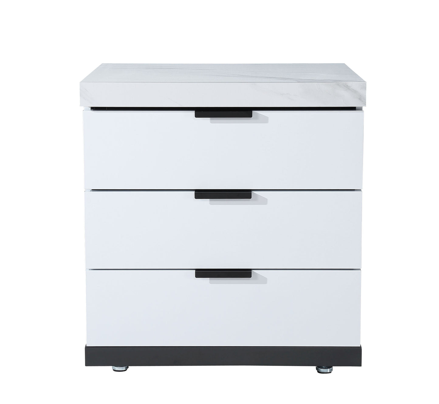 Rockpool White 4B + Wok: Designer Outdoor BBQ Kitchen Package Inc 2DR Fridge, 2DR Sink, 3 Draw Storage, Rear Infrared