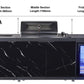 Compact Series Rockpool Summit Black 4B Drop In BBQ Inc sintered stone Benchtops, Aluminium Cabinets, Weather Resistant, Fridge & Sink
