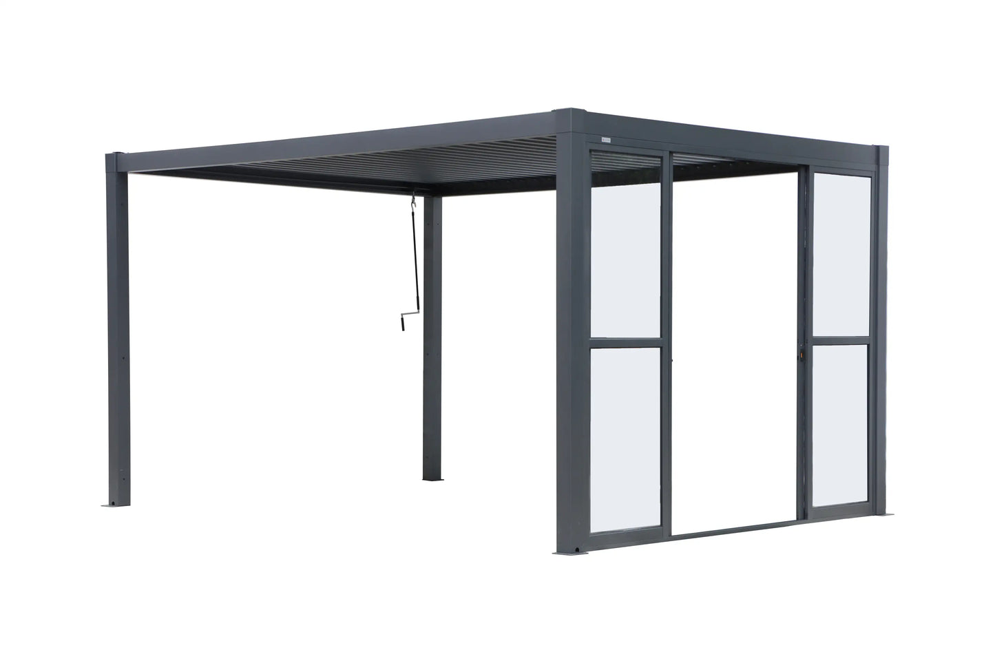 GazeboMate Pergola Sliding Door | Suits 2.4m GazeboMate Louvered Gazebo