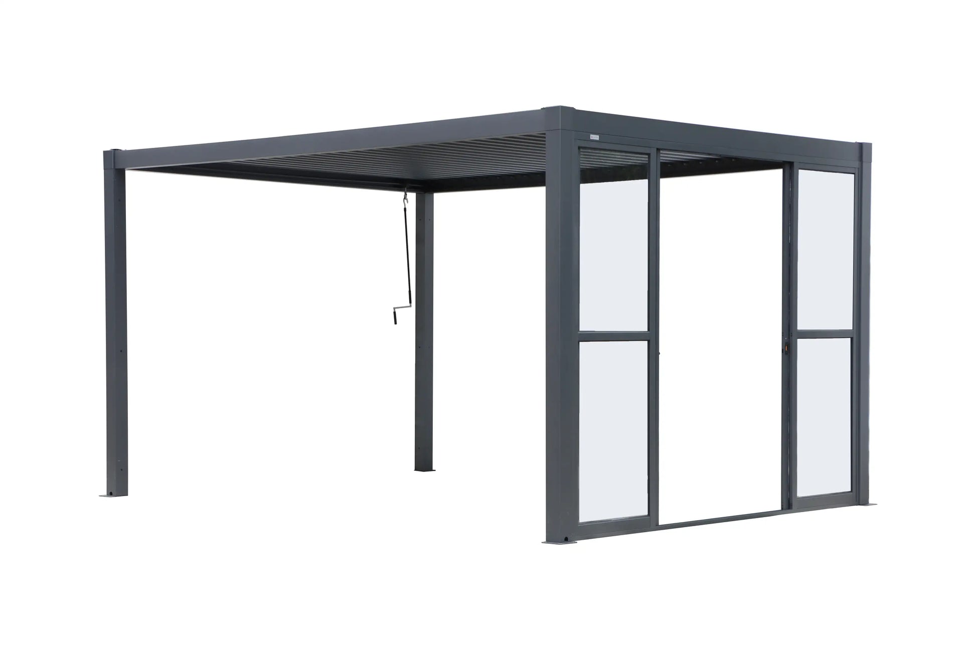 GazeboMate Pergola Sliding Door –  Suits 3M GazeboMate Louvered Gazebo