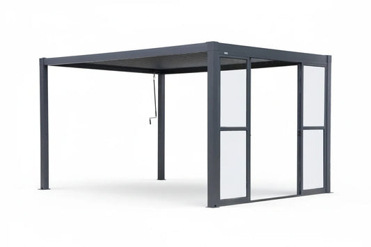 GazeboMate Pergola Sliding Door –  Suits 3M GazeboMate Louvered Gazebo