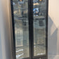 Floor Stock 458L Tropical Rated Triple Glazed Double Door Commercial 458ltr Upright Wine Bar Fridge Black