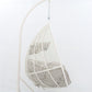 WHITE DOUBLE SEATER HANGING EGG CHAIR