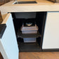 White Stone 4B Drop In BBQ Kitchen Package with Stone Benchtops, Hampton Waterfall Design