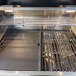 L Shape Black 304SS 4 Burner + Wok BBQ Kitchen Inc Wok & Rear Infrared Burner, Fridge & Sink