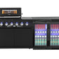 Rockpool Black 4B + Wok: Designer Outdoor BBQ Kitchen Package Inc Fridge, Sink, Rear Infrared