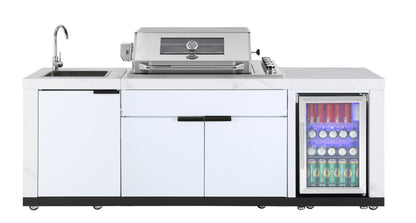 test rey 1 Grill King Rockpool 4 Burner Drop-In BBQ Kitchen Package