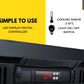Free Metro Shipping Tropical Rated Triple Glazed 318L 3-Door Commercial Wine Bar Fridge Chiller Can Cooler Mini Freezer in Black