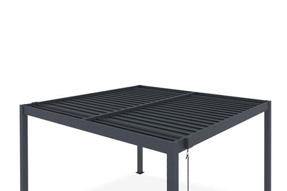 test rey 1 GazeboMate 3M x 5M Semi Permanent Louvered Gazebo Monument Aluminium Heavy Duty Wind Resistant